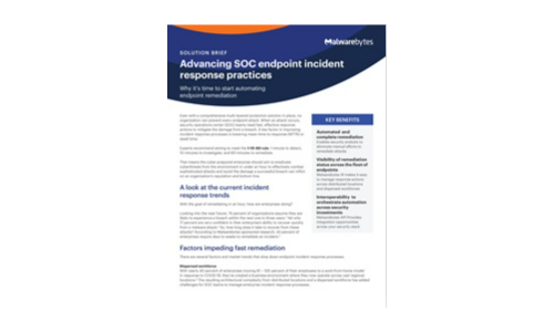 Advancing SOC Endpoint Incident Response Practices