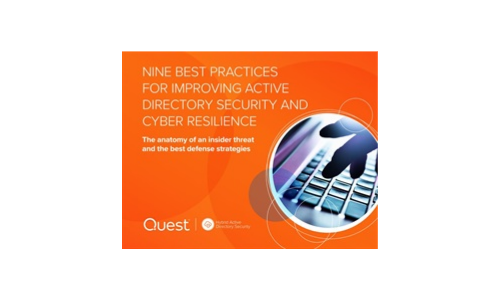 Nine Best Practices for Improving Active Directory Security and Cyber Resilience