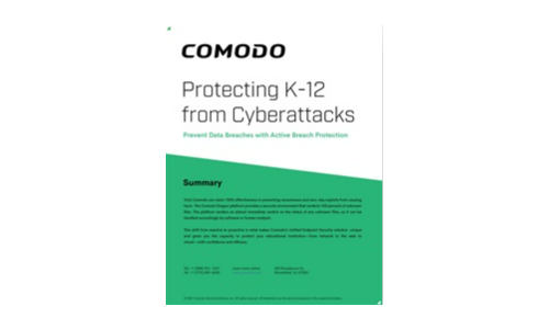 Protect K-12 Schools from Cyberattacks with Active Breach Protection