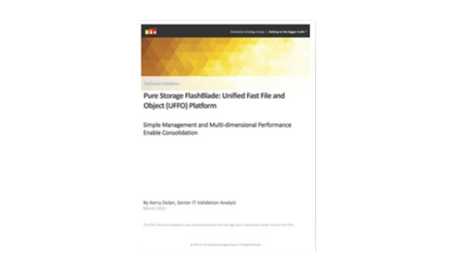 Pure Storage FlashBlade: Unified Fast File and Object (UFFO) Platform