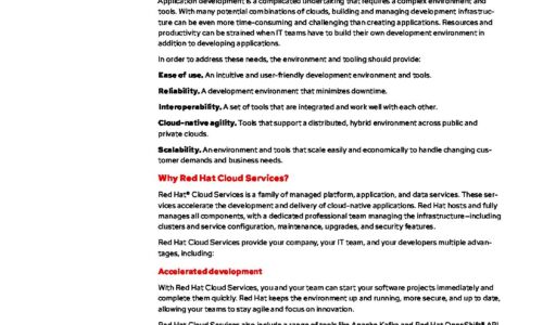 Red Hat for cloud-native development