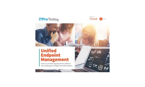 Unified Endpoint Management - How it can help organizations address the challenges of digital transformation